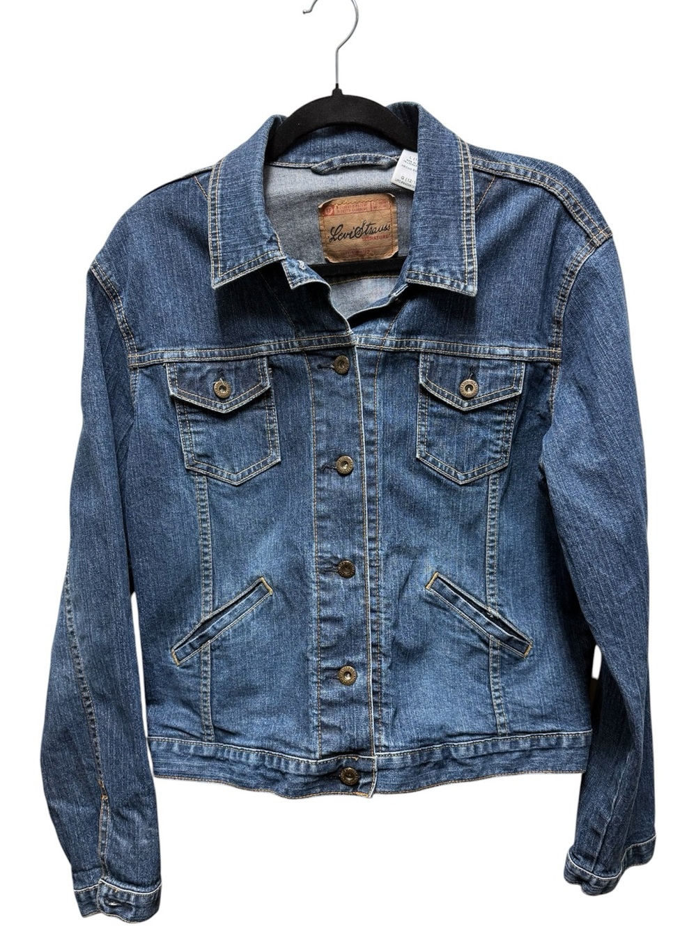 Women’s Levi Trucker  Classic Denim Jean Jacket Size L